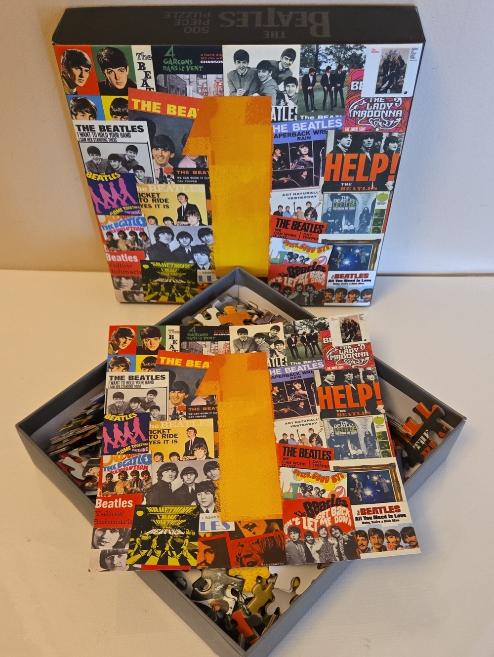 Beatles Number Ones 500 piece Puzzle Galison